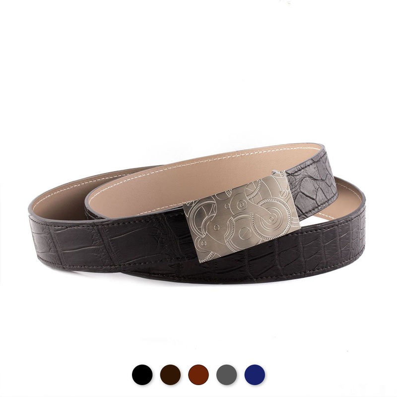 Ceinture rversible type Herms – Alligator