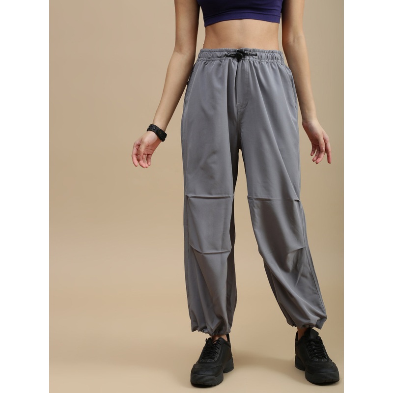 De Moza Women Casual Pants Light Grey