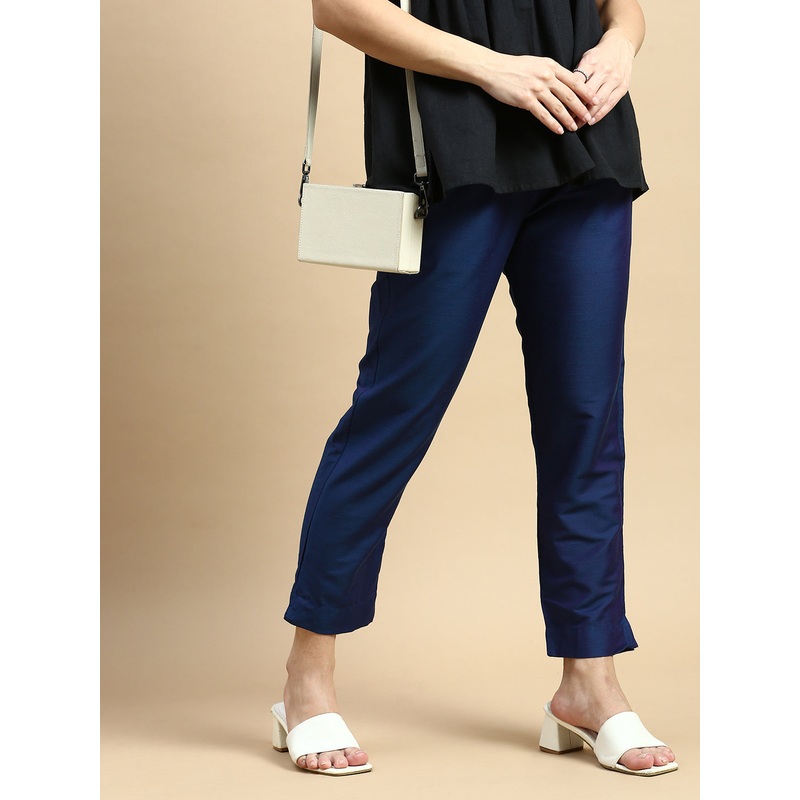 De Moza Women Festive Pants Teal
