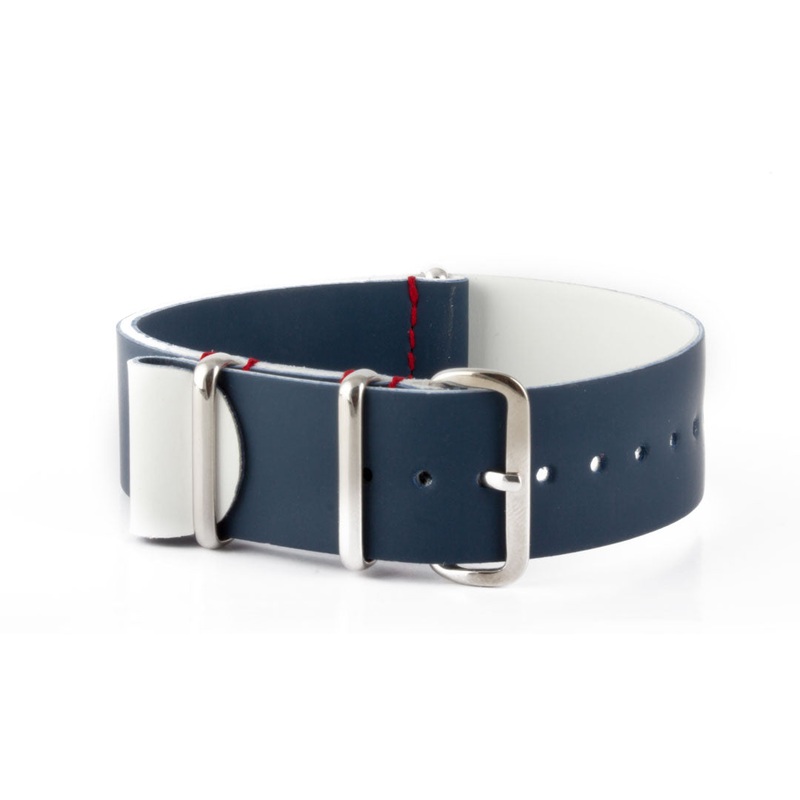Rpublique – Bracelet NATO veau rubber – Bleu