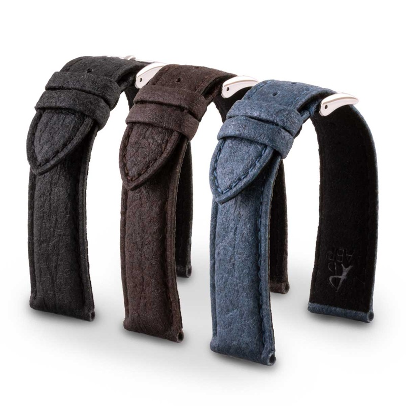 Bracelet montre Eco-friendly – Ananas (noir, marron, bleu)