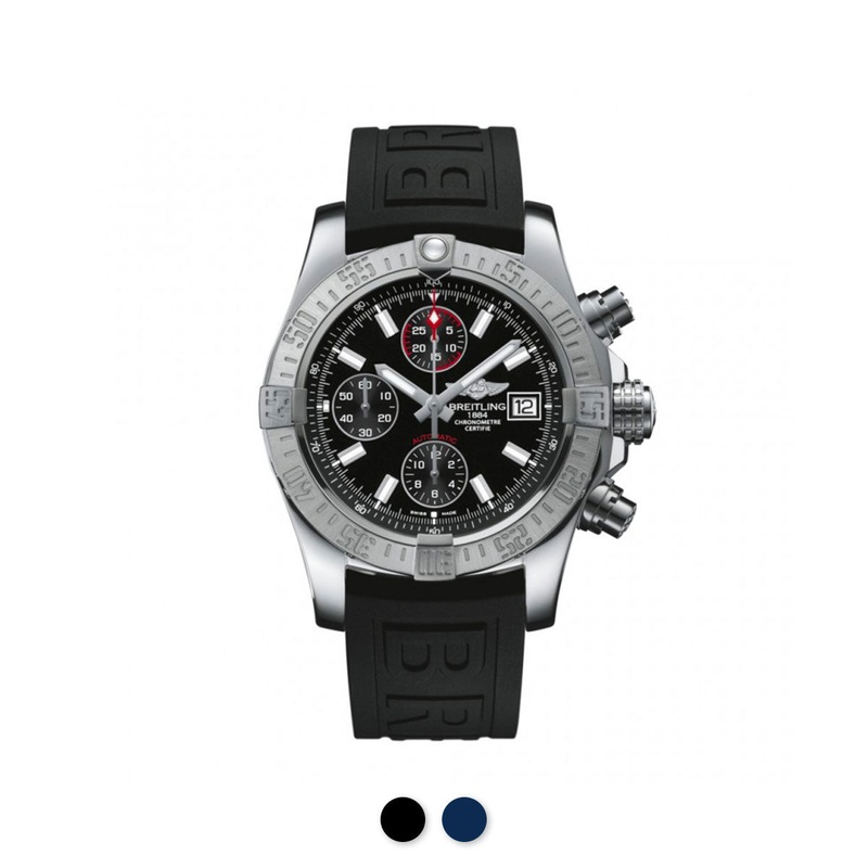 Breitling – Rubber B – Bracelet caoutchouc pour Avenger 43mm –  Srie Bund