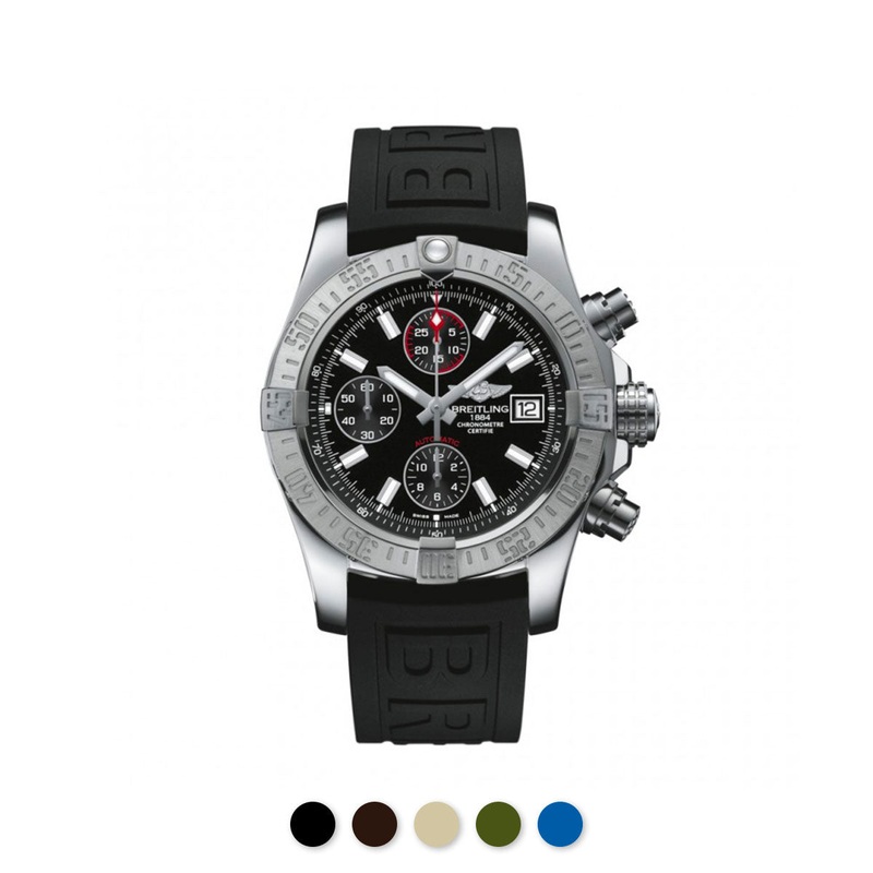 Breitling – Rubber B – Bracelet caoutchouc pour Avenger 43mm –  Swimskin