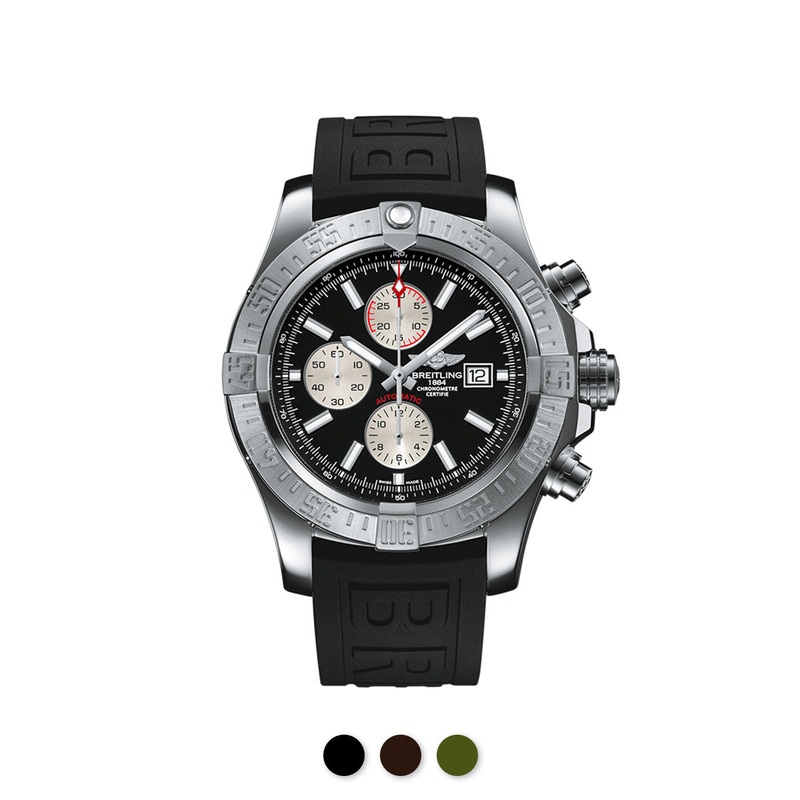Breitling – Rubber B – Bracelet caoutchouc pour Avenger 48mm –  Swimskin