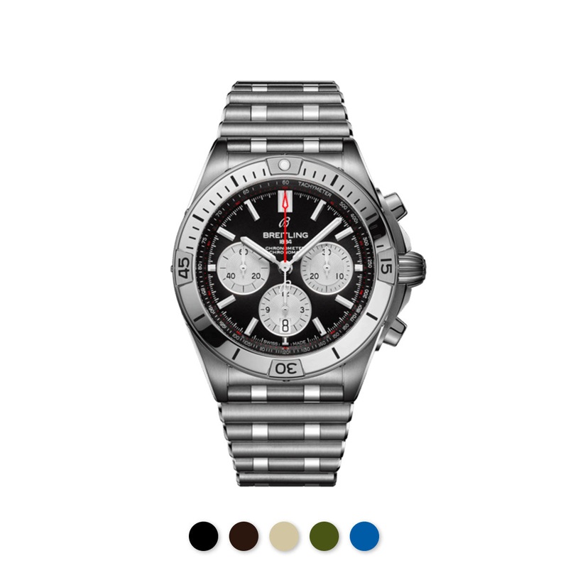 Breitling – Rubber B – Bracelet caoutchouc pour Chronomat 42mm – Swimskin