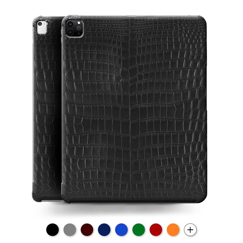 Coque / Cover cuir pour iPad Pro 12.9 & 13 2024 (M4) – Alligator