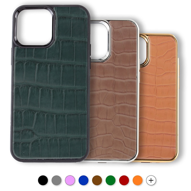 Coque Sport case cuir pour iPhone 13 ( Pro / Max / Mini ) – Alligator
