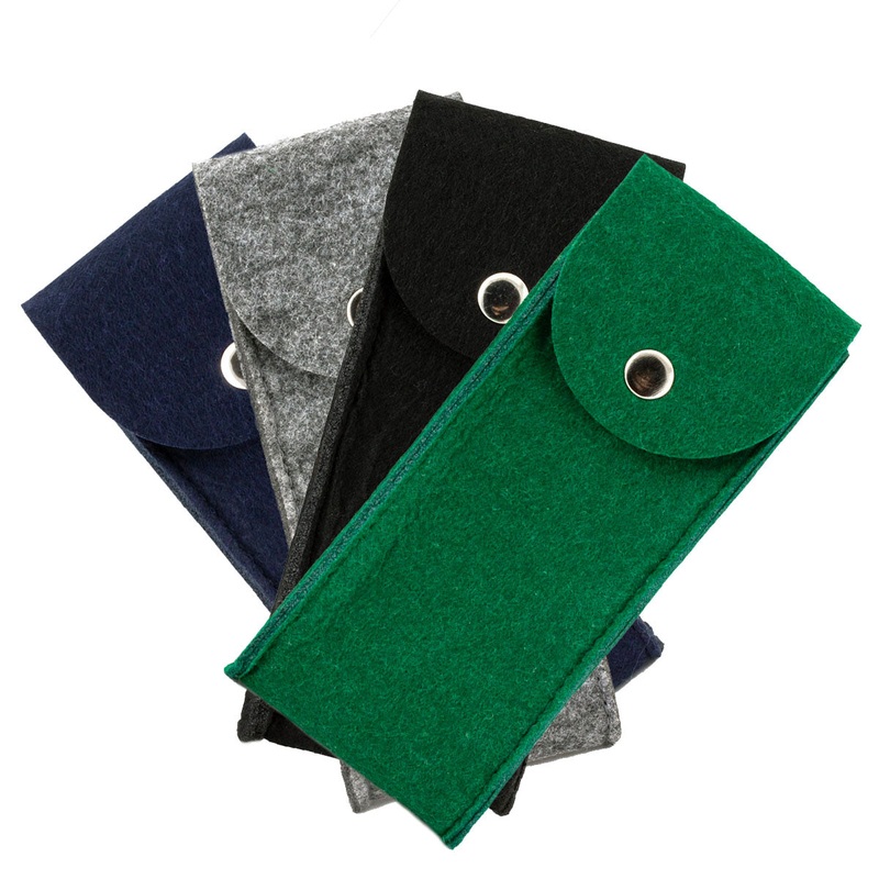 Etui de voyage 1 montre – Feutre (noir, bleu, gris, vert)