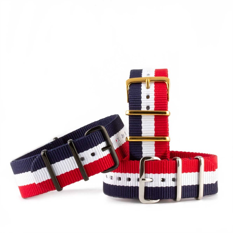 Slection spciale quipe de France – Nato nylon (bleu, blanc, rouge)