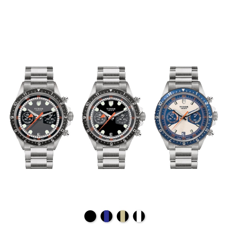 Tudor – Rubber B – Bracelet caoutchouc pour Chrono 42mm – Srie classique Vulchromatic
