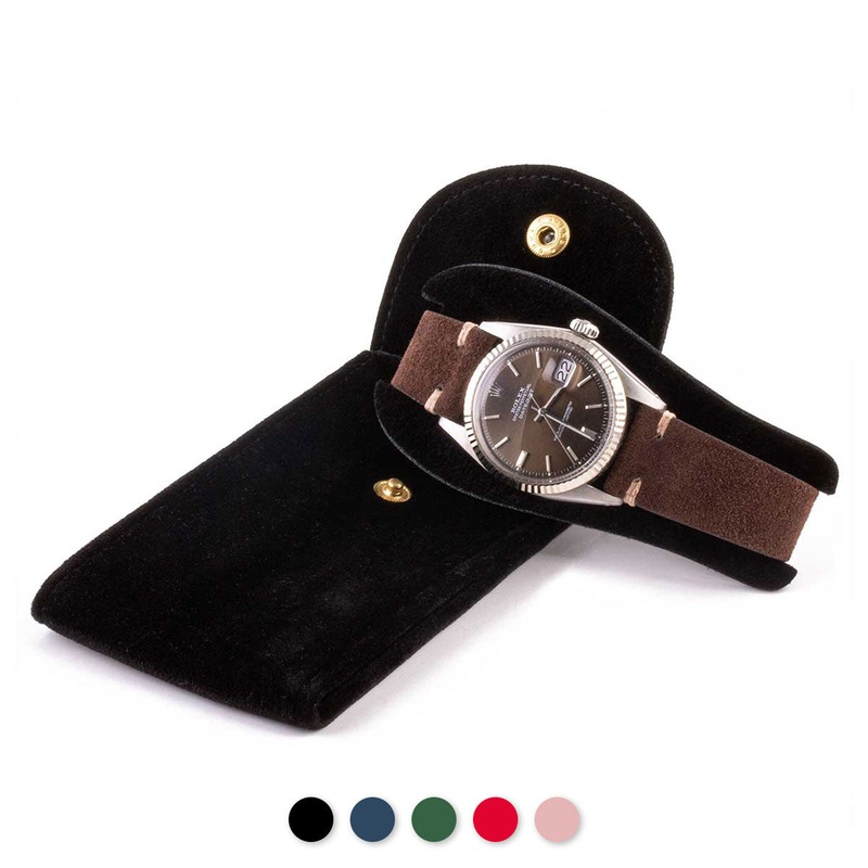 Etui de voyage 1 montre – Sude (noir, bleu, vert, rouge, rose)