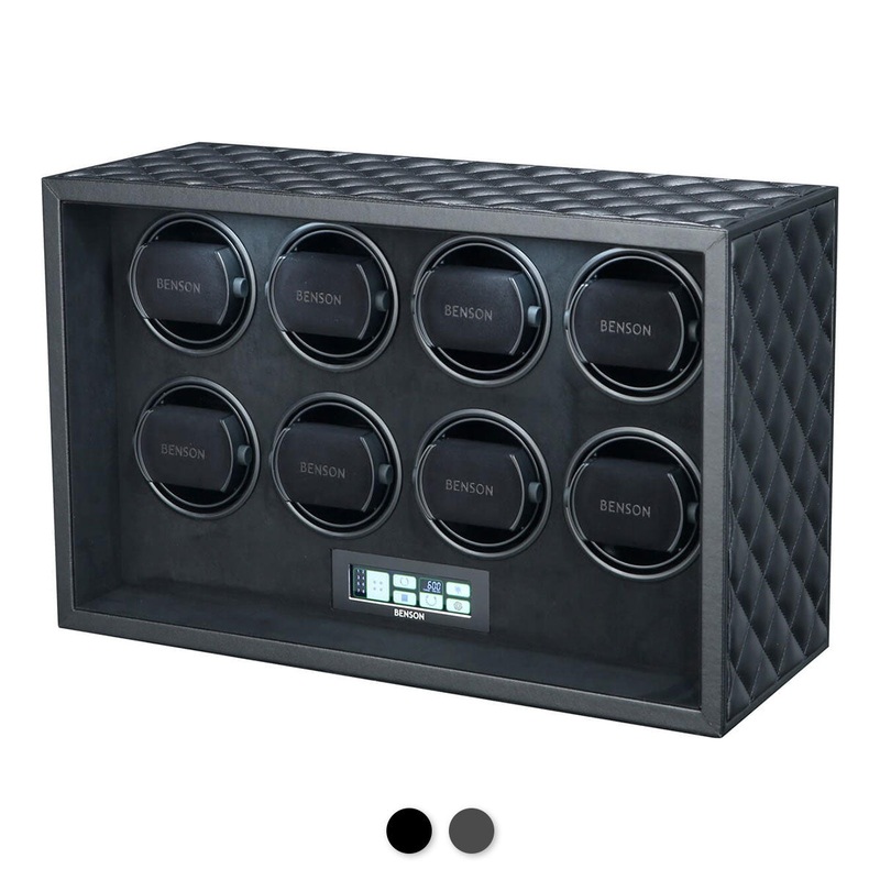 Benson Black Series Cuir 8.22 – Watchwinder 8 montres