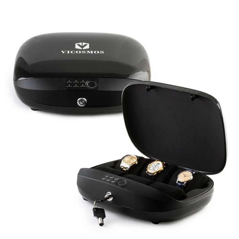Coffre-fort portable pour montres – 6 montres