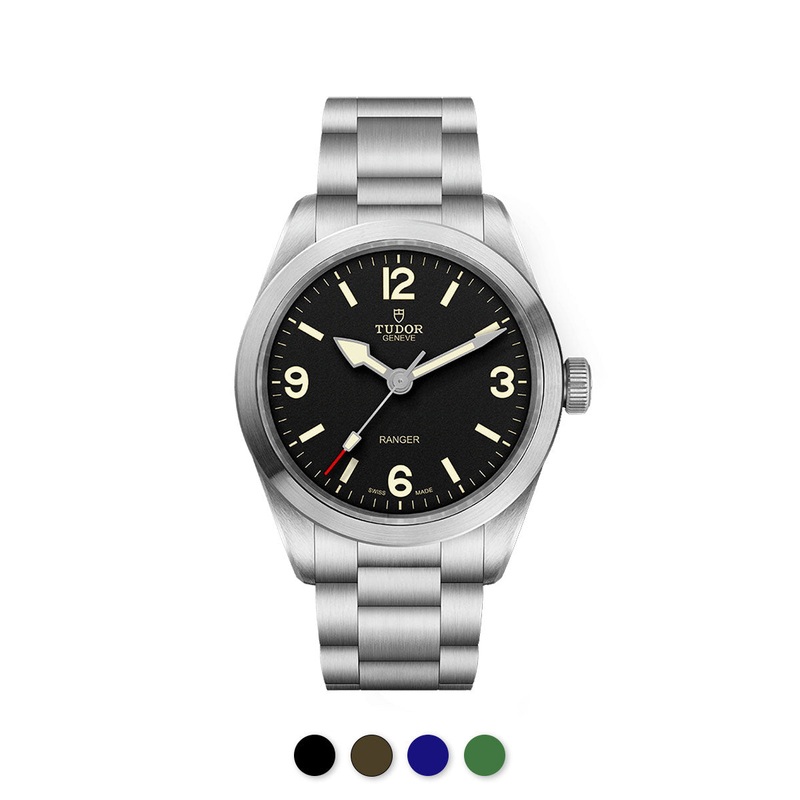 Tudor – Rubber B – Bracelet caoutchouc pour Ranger 79950 – Srie boucle ardillon
