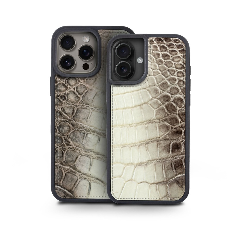 Coque Sport case cuir pour iPhone 16 ( Tous modles ) – Crocodile Himalaya