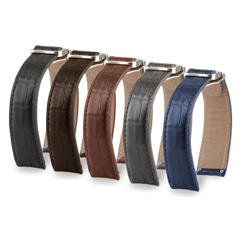 Ebel – Bracelet de montre cuir – Alligator (noir, gris, marron, bleu…)