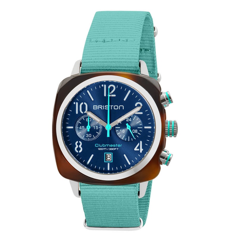 MONTRE BRISTON – CLUBMASTER CLASSIC SUMMER VIBES  BLEU