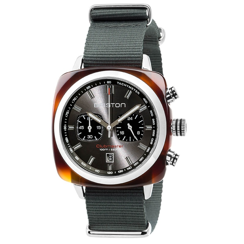 MONTRE BRISTON – CLUBMASTER SPORT ACTATE – GRIS