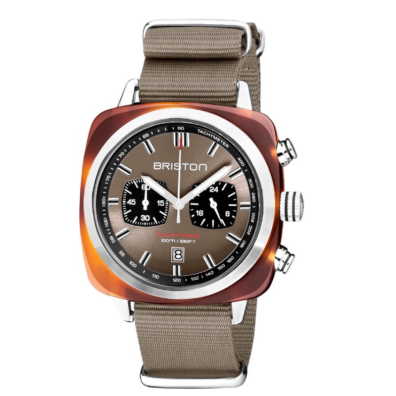 MONTRE BRISTON – CLUBMASTER SPORT ACTATE – TAUPE