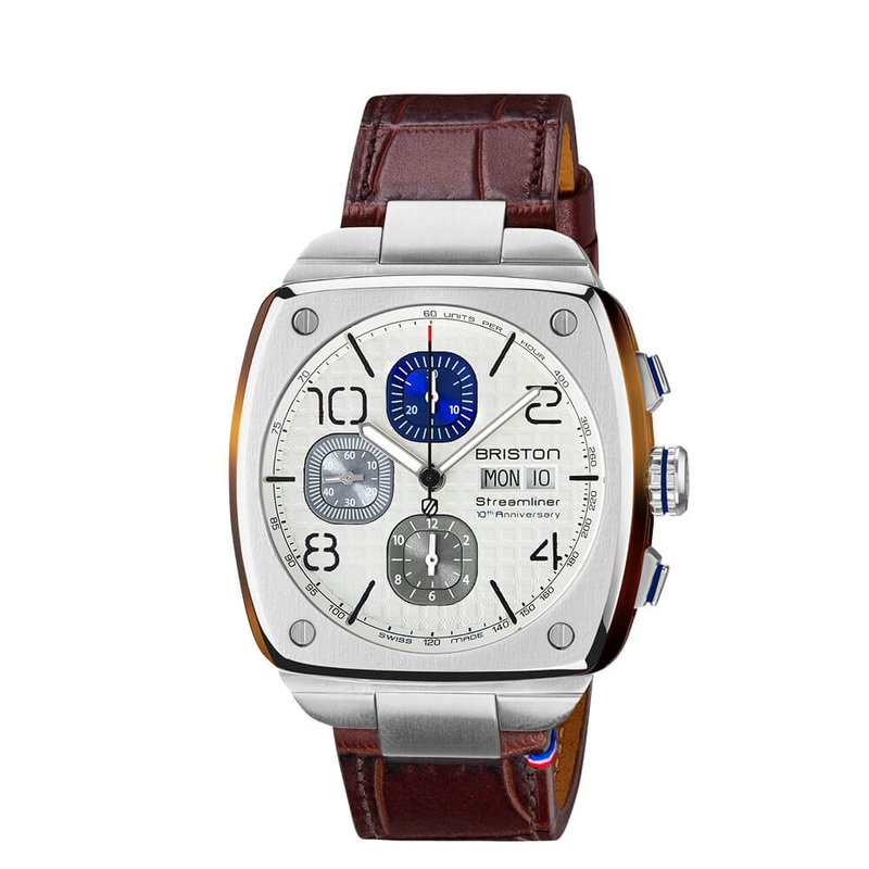 MONTRE BRISTON – STREAMLINER URBAN 10ME ANNIVERSAIRE  BLANC