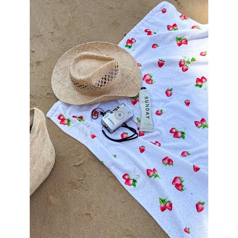 Berry Cute Beach Day Towel