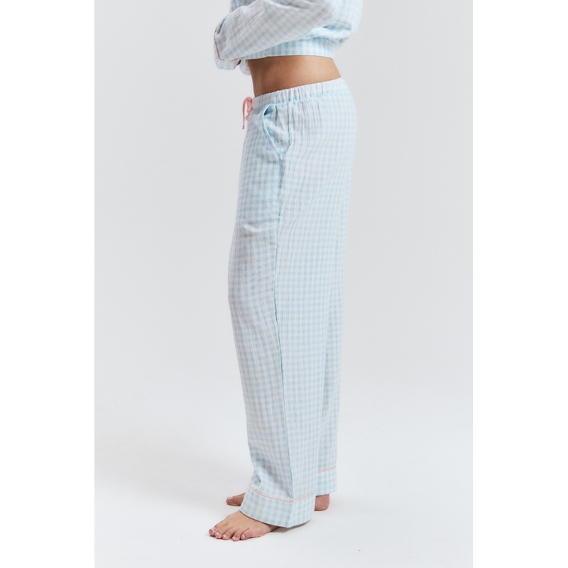 Blue Gingham Long PJ Pant|XS|S|M|L|XL|2XL|3XL