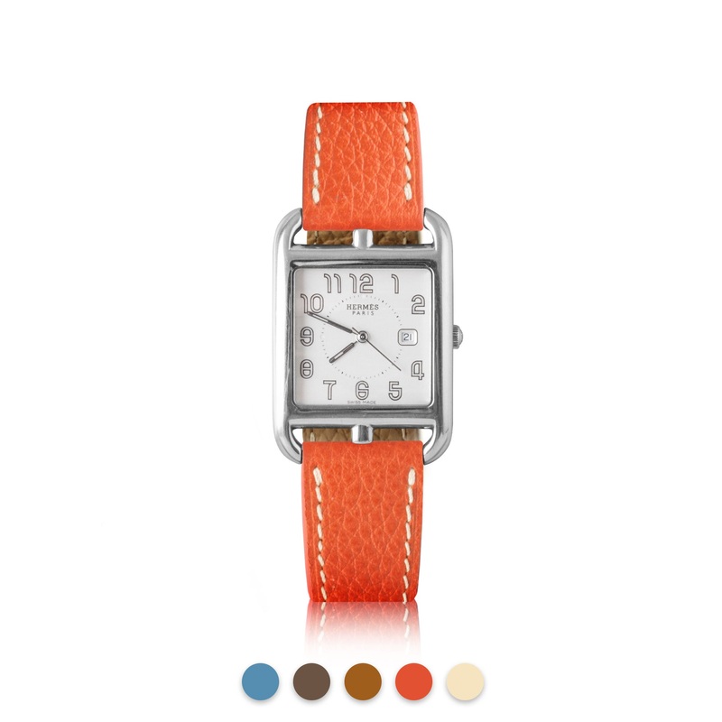 Bracelet SELLIER – Herms Cape Cod/Heure H – Bracelet montre en cuir – Buffle