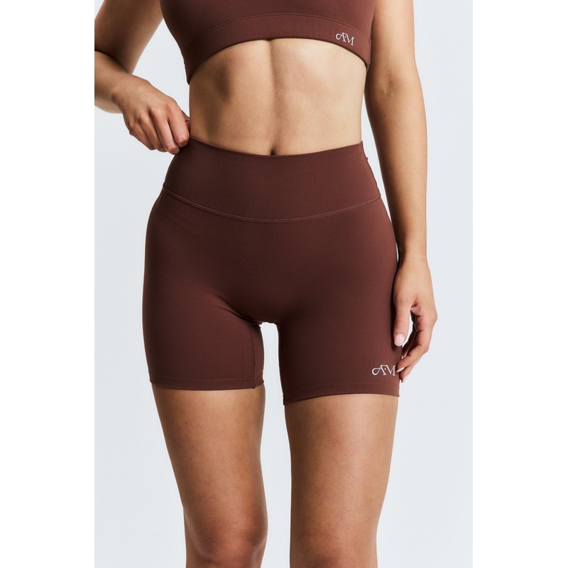 Brown Subtle Scrunch Bike Short 6
