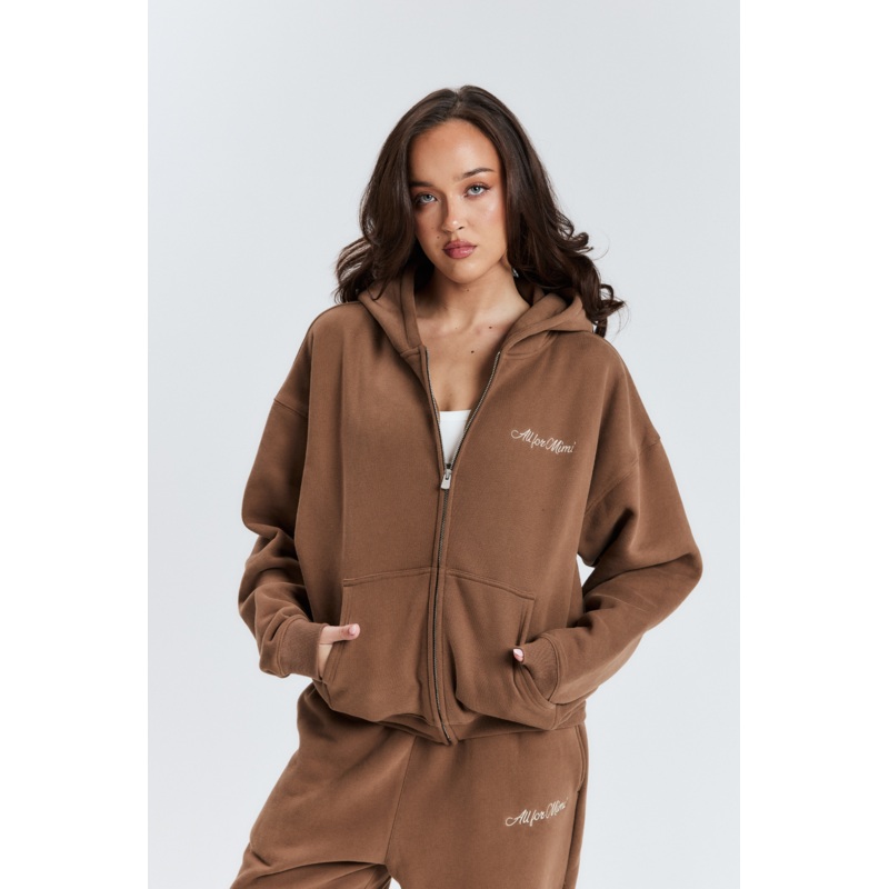 Mocha Zip Hoodie|XS|S|M|L|XL|2XL|3XL