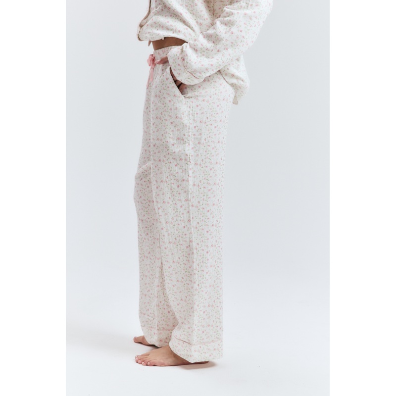 Pink Floral Long PJ Pants|XS|S|M|L|XL|2XL|3XL