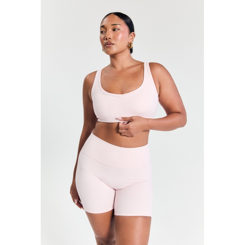 Pink Scrunch Crop|XS|S|M|L|XL|2XL