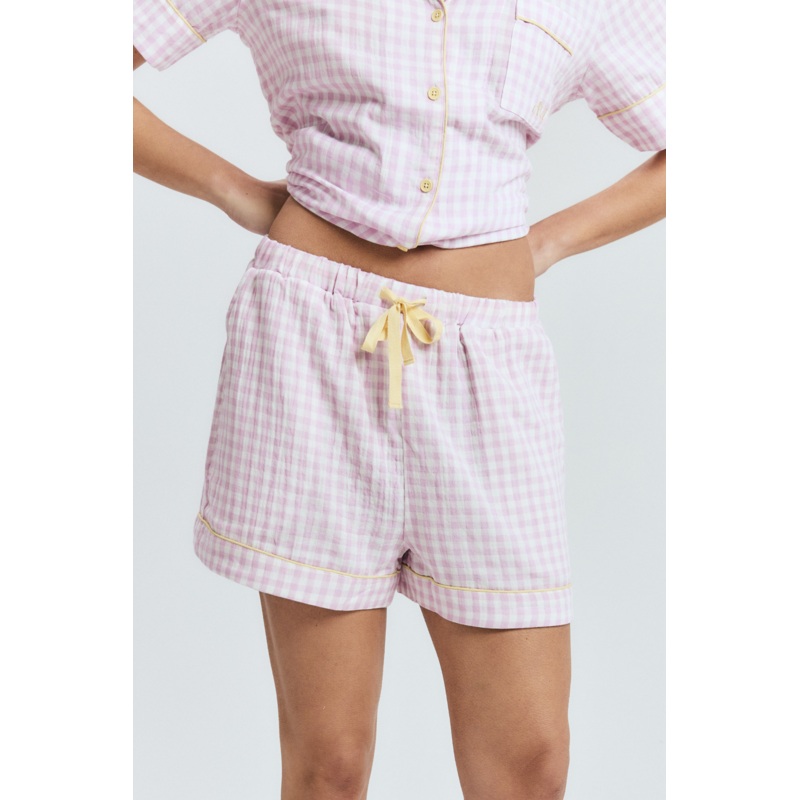 Purple Gingham PJ Shorts|XS|S|M|L|XL|2XL|3XL