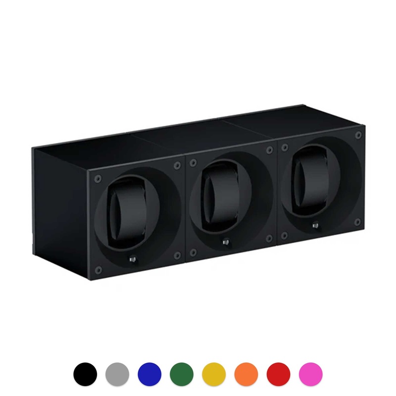 SwissKubik – Watchwinder Masterbox Aluminium Trio