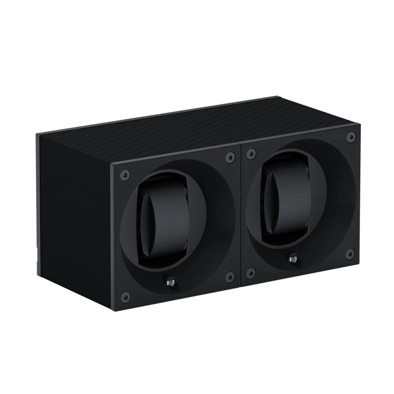 SwissKubiK – Watchwinder Masterbox Fibre de carbone Duo