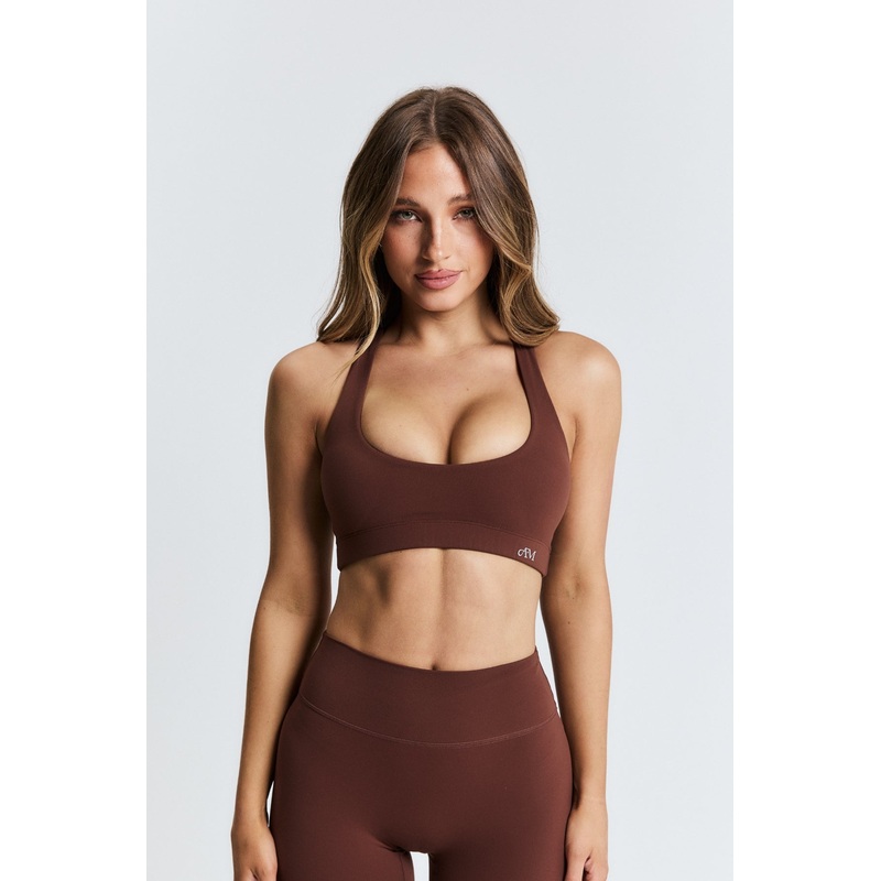 Brown Scoop Racerback Crop|XS|S|M|L|XL|2XL|3XL