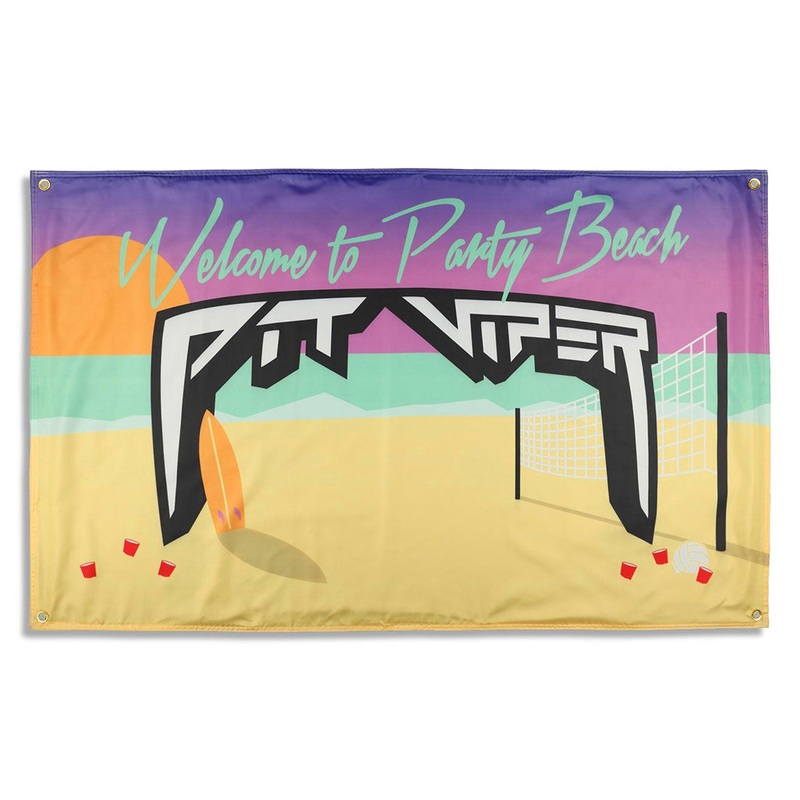 Party Beach Flag