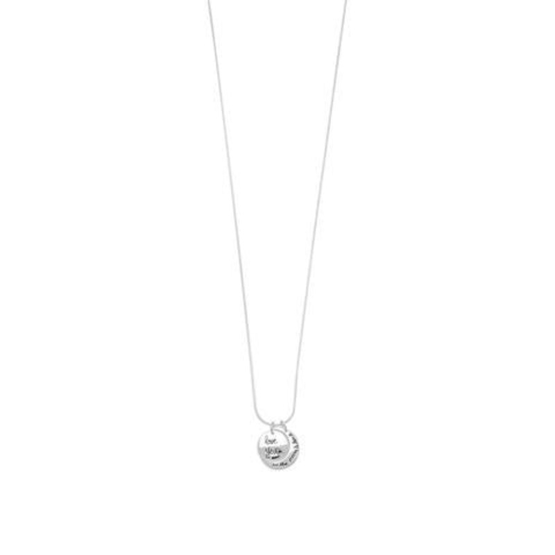Love You to the Moon and Back Charm Necklace