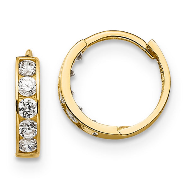 14K Yellow Gold Madi K Children’s Hoop Earrings
