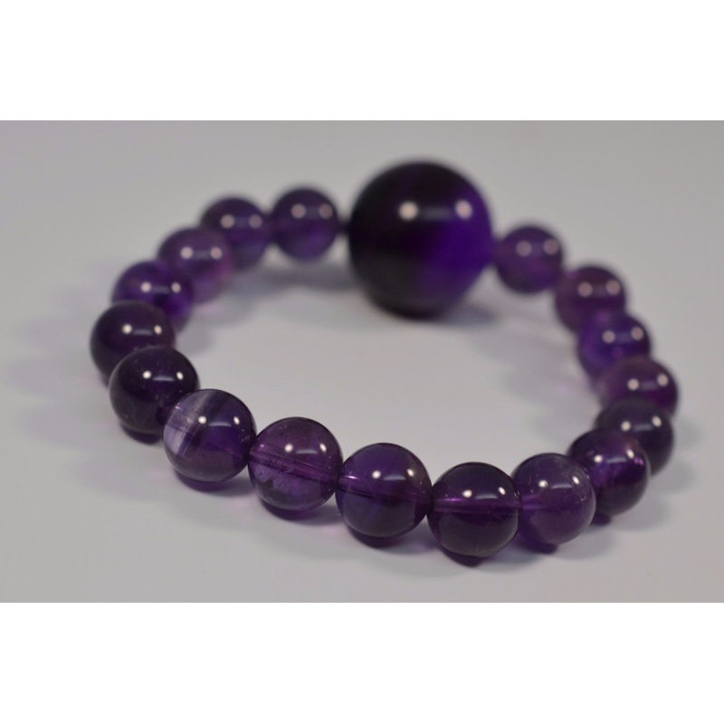 Amethyst Comforter Fit Stretch Bracelet