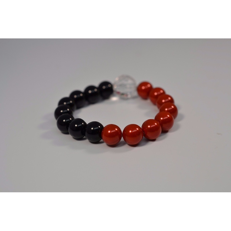 Black And Red Comforter Fit Stretch Bracelet