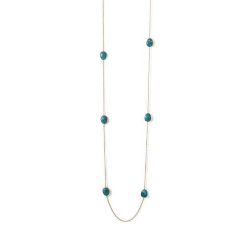 14 Karat Gold Plated Endless Necklace