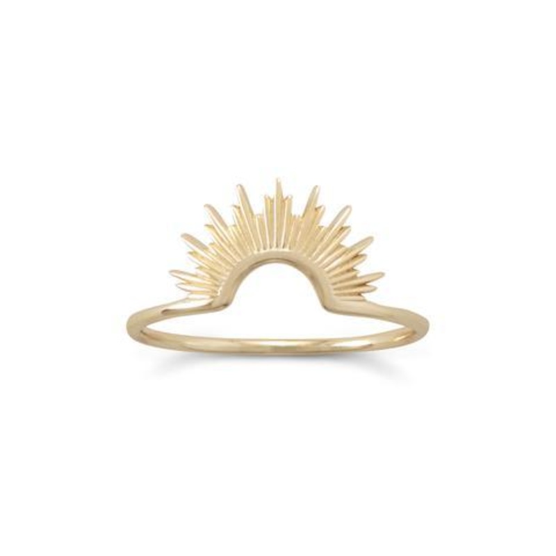 14 Karat Gold Plated Ring|5.0|6.0|7.0|8.0|9.0