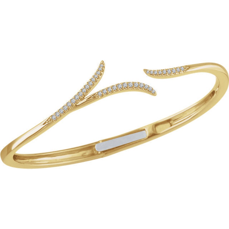 14K Yellow Gold Diamond Bracelet