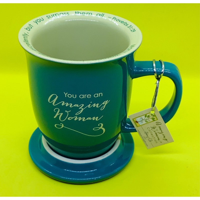 Amazing Woman Teal Mug