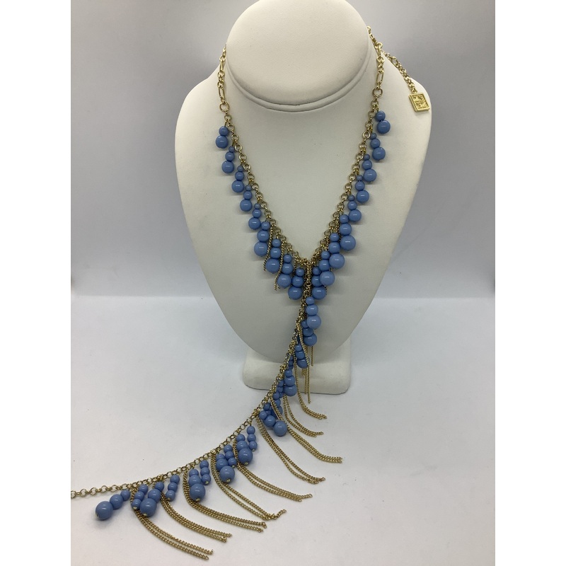 Beaded V- Neck Necklace
