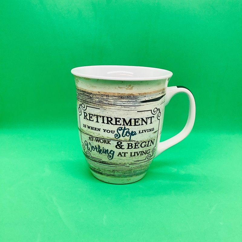 Ceramic Stone Retirement Mug