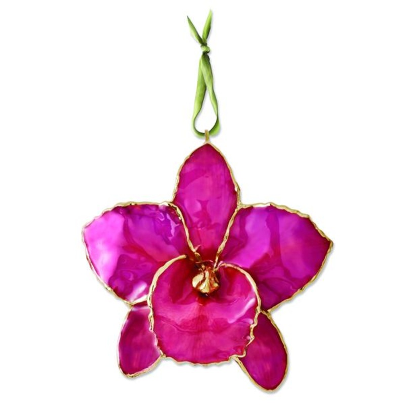 Fuchsia Cattleya Orchid Ornament