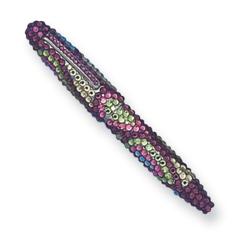 Multi-Color Swarovski Crystal Ball-Point Pen