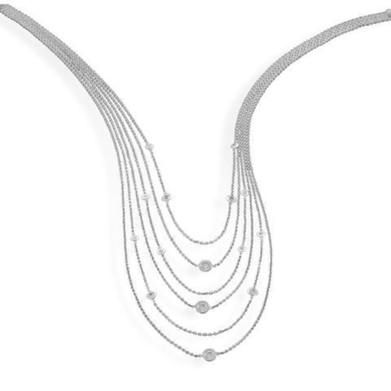 Multistrand Graduated Necklace
