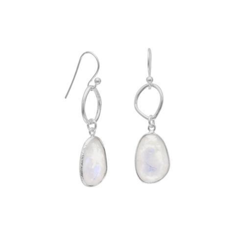 Rainbow Moonstone Earrings